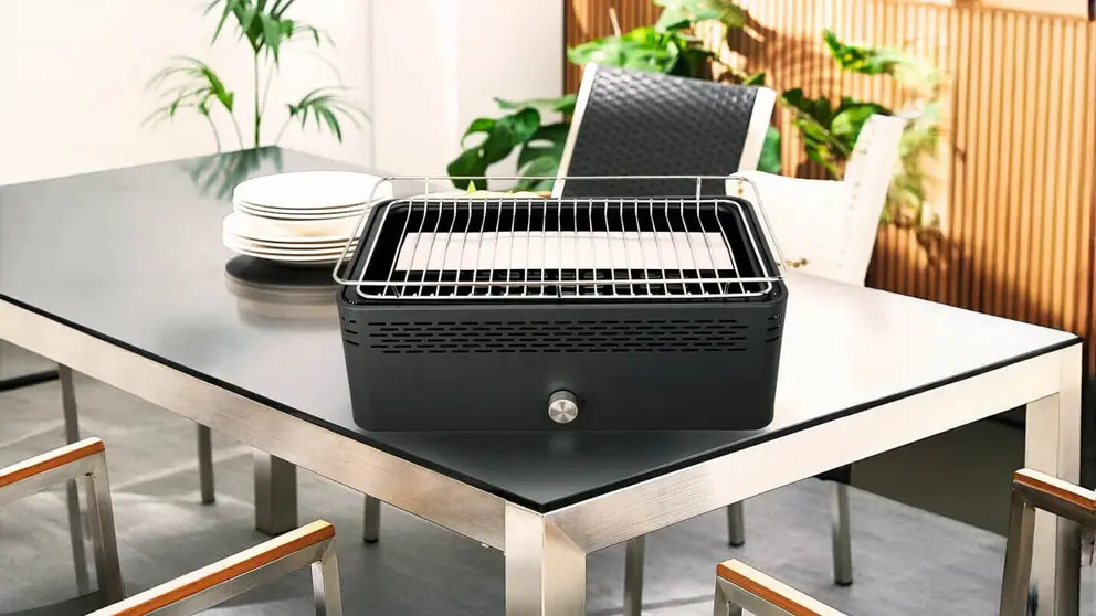 Barbacoa sin humo para mesa