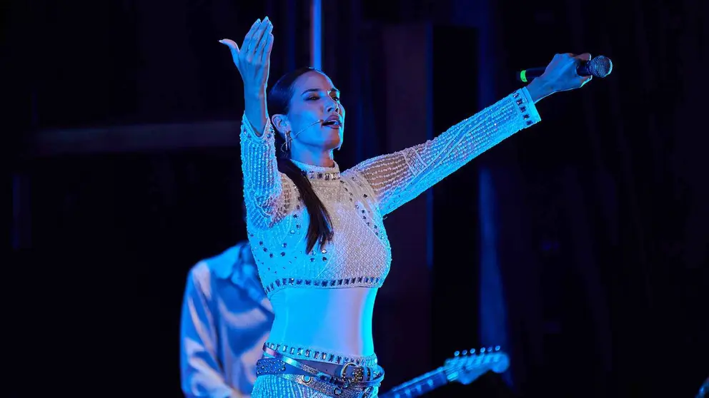 India Mart&iacute;nez durante su concierto en el 'Partido de la Alegr&iacute;a' | Salvador L&oacute;pez Medina para El MIRA