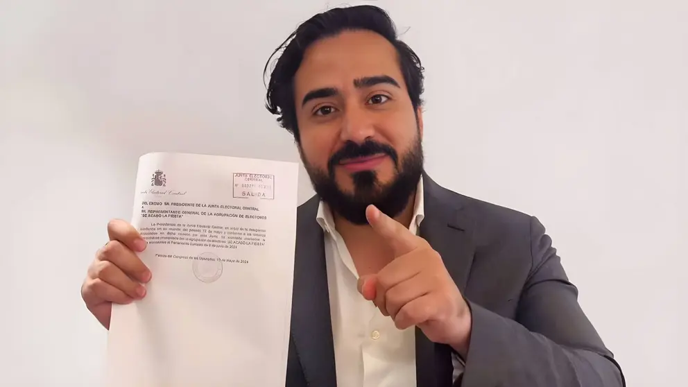 Alvise P&eacute;rez, l&iacute;der de Se Acab&oacute; la Fiesta