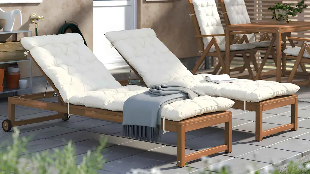 Tumbona de exterior N&Auml;MMAR&Ouml; de Ikea