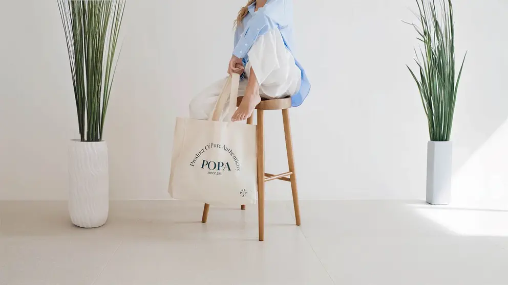 Bolsa de compra de la firma POPA