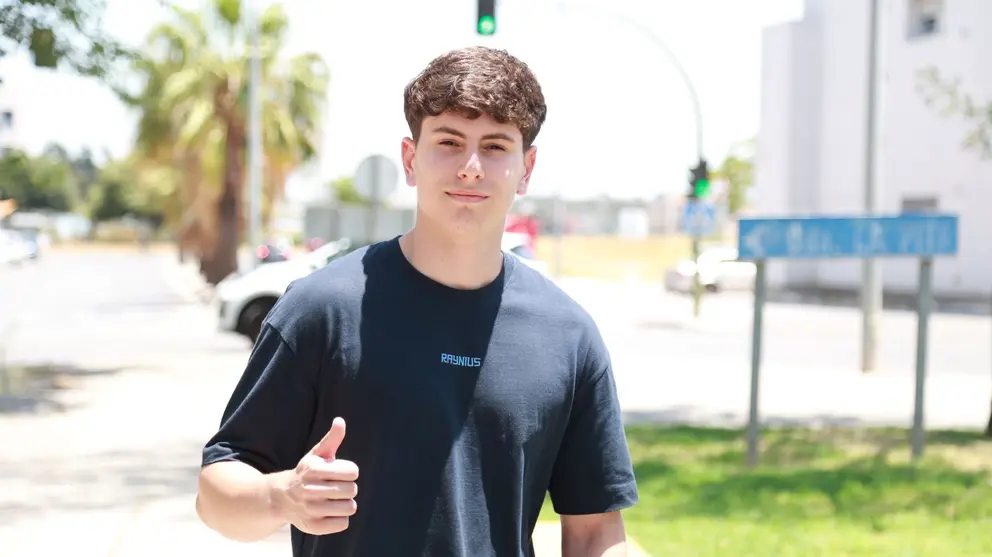 Mario Dom&iacute;nguez, estudiante del IES Almunia | Cristo Garc&iacute;a