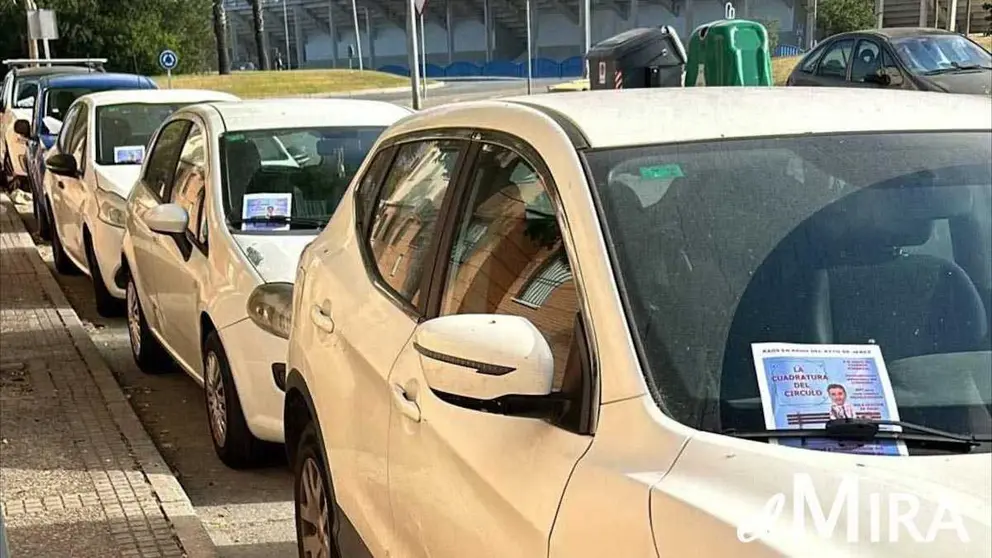 Panfletos repartidos por la zona sur de Jerez