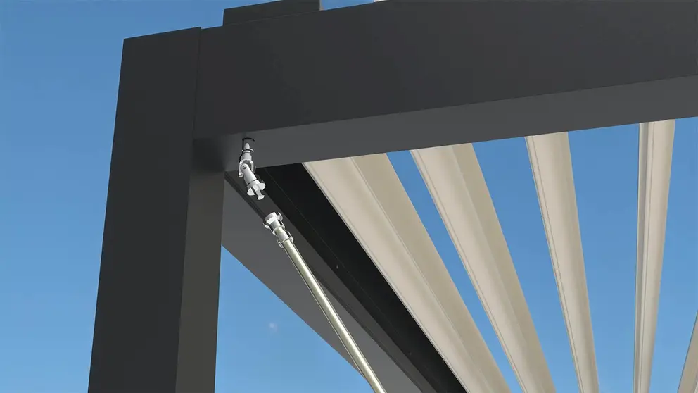 P&eacute;rgola de aluminio bioclim&aacute;tica Caleta de Leroy Merlin