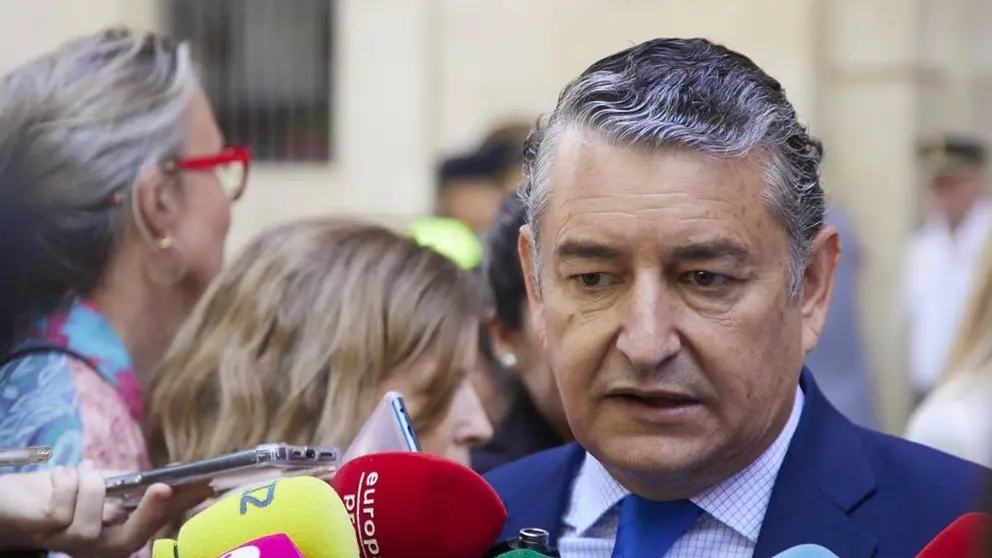 El consejero de la Presidencia de la Junta de Andaluc&iacute;a Antonio Sanz (1)