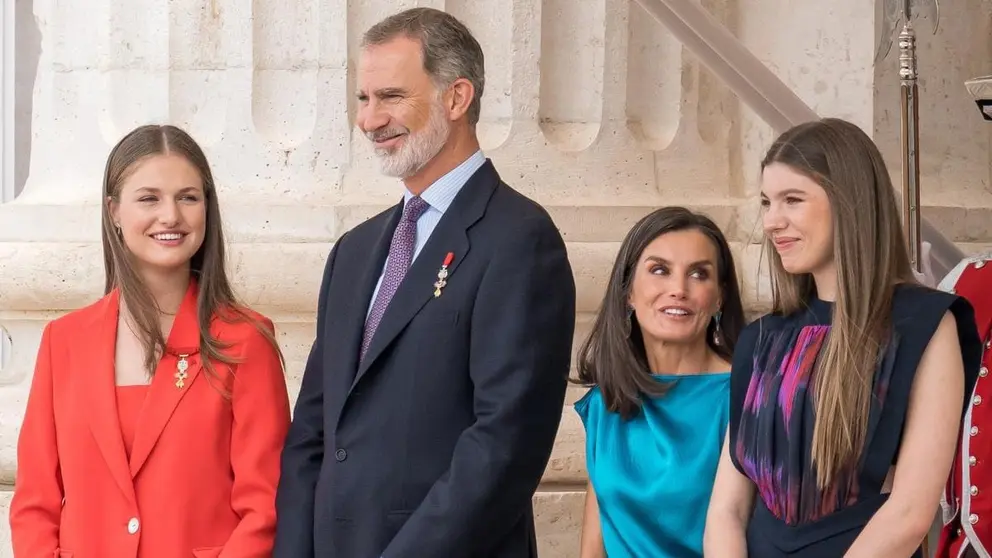 El Rey Felipe VI en el acto de aniversario de su proclamaci&oacute;n