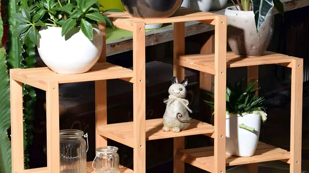 Estanter&iacute;a para macetas Dobar de Lidl