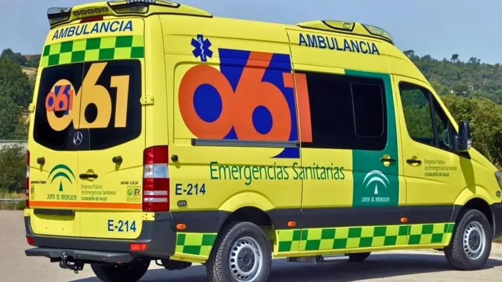 Una ambulancia del 061 se person&oacute; en el lugar de los hechos (1)