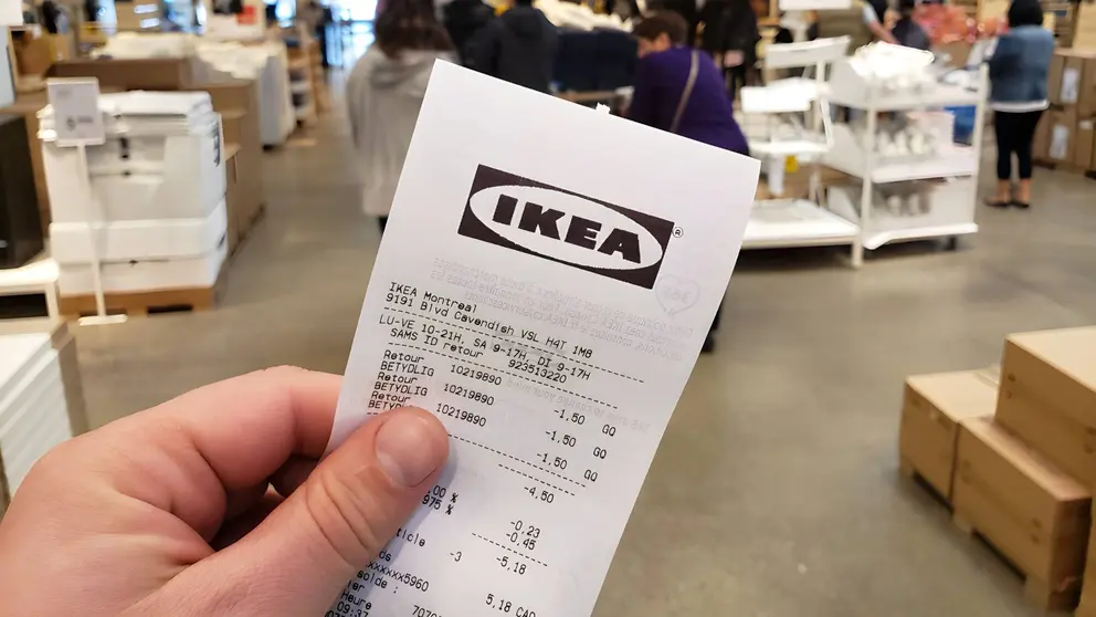 Ticket de IKEA