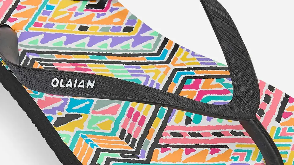 Chanclas de playa multicolor OLAIN de Decathlon
