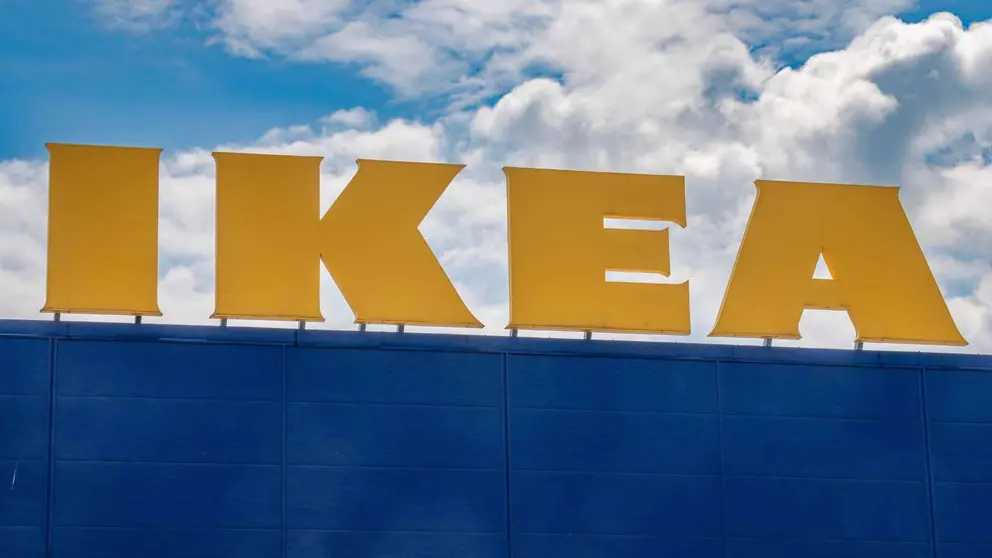 Cartel de una tienda de Ikea