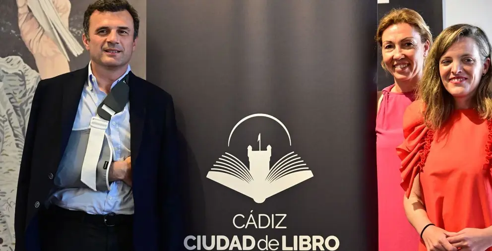 El alcalde, Bruno Garc&iacute;a, durante la presentaci&oacute;n del proyecto C&aacute;diz, ciudad del libro