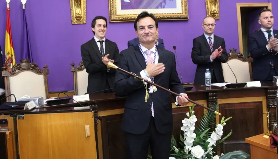 Agust&iacute;n Gonz&aacute;lez, el d&iacute;a que fue investido como nuevo alcalde de Ja&eacute;n