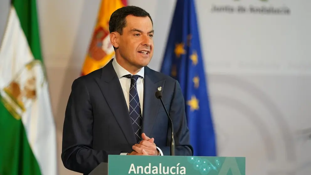 Juanma Moreno, presidente de la Junta de Andaluc&iacute;a