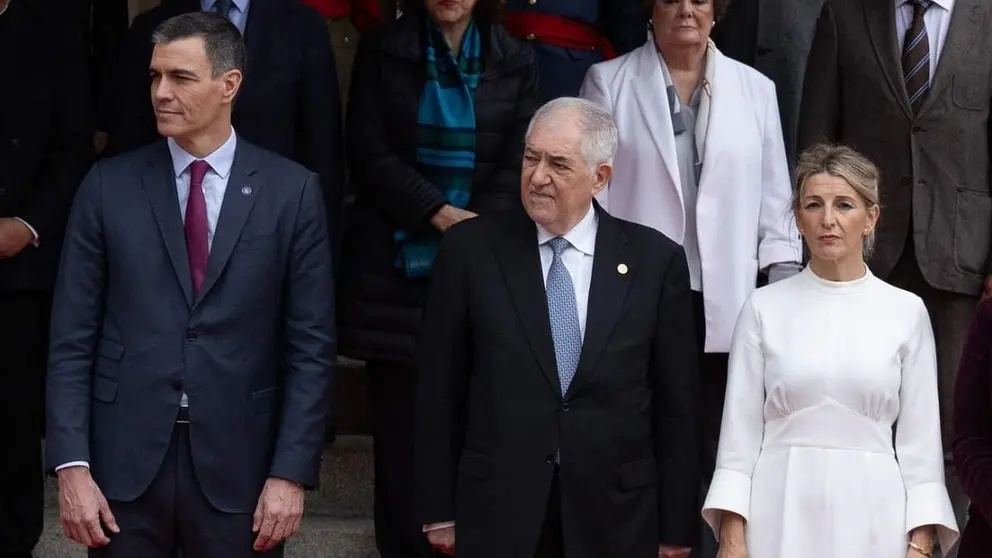 Pedro S&aacute;nchez, en una imagen de archivo con C&aacute;ndido Conde-Pumpido