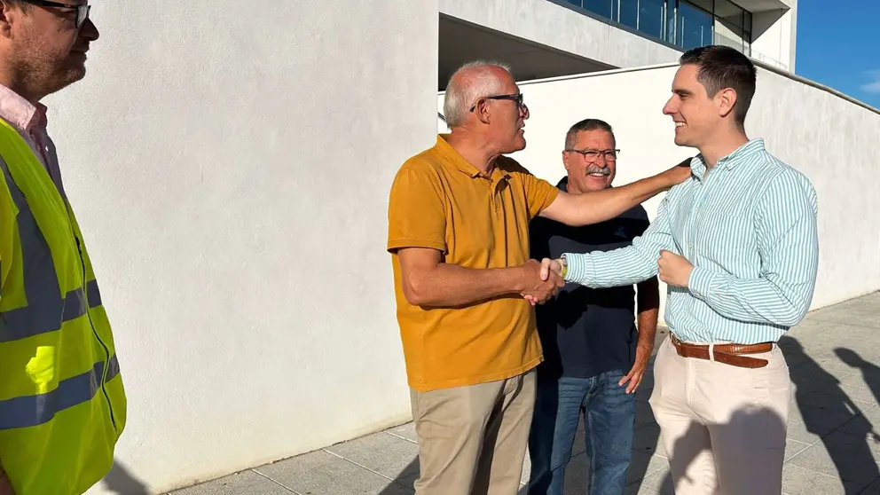 Jaime Espinar en la barriada El Pimiento