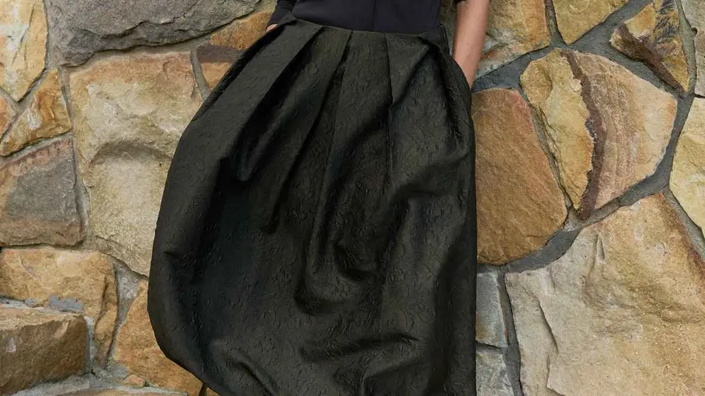 Elegante falda con volumen ZW Collection de Zara