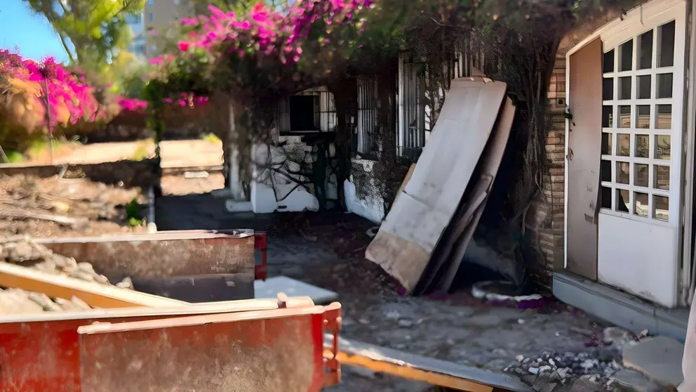 Obras en el Restaurante El Bosque de Jerez