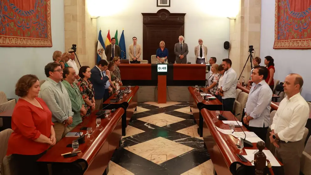 Minuto de silencio en el Pleno de Jerez en memoria de Miguel &Aacute;ngel Blanco | Cristo Garc&iacute;a