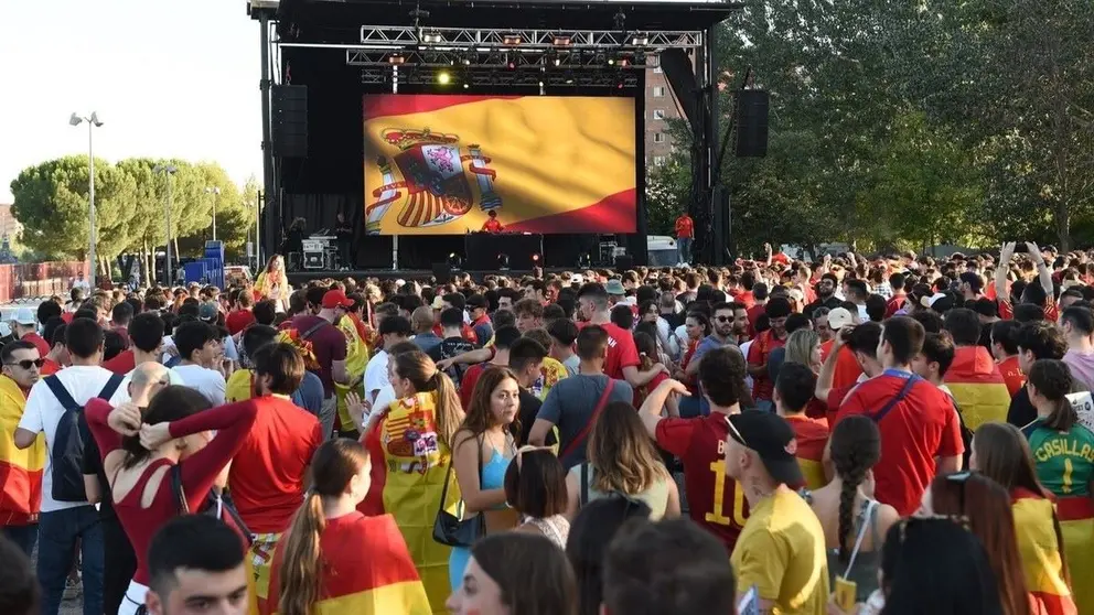 Pantalla gigante para ver a Espa&ntilde;a
