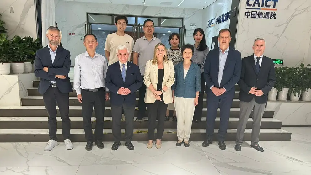 Marifr&aacute;n Carazo, durante su visita a China