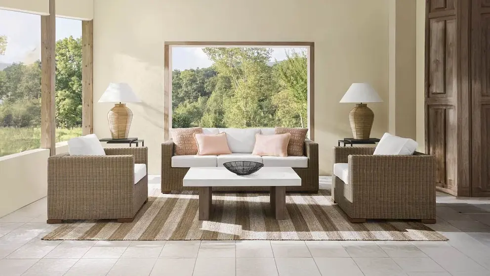 Mesa de centro de jard&iacute;n de madera de acacia Keros de El Corte Ingl&eacute;s