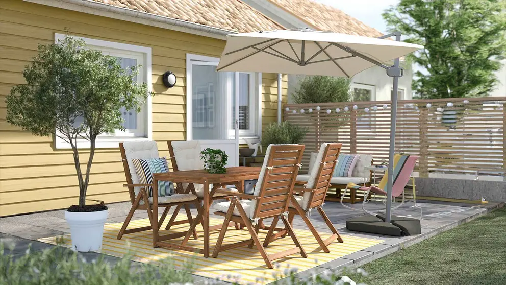 Sombrilla colgante Svalon de IKEA