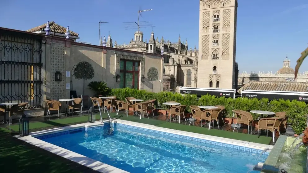 Imagen de un hotel en pleno centro de Sevilla