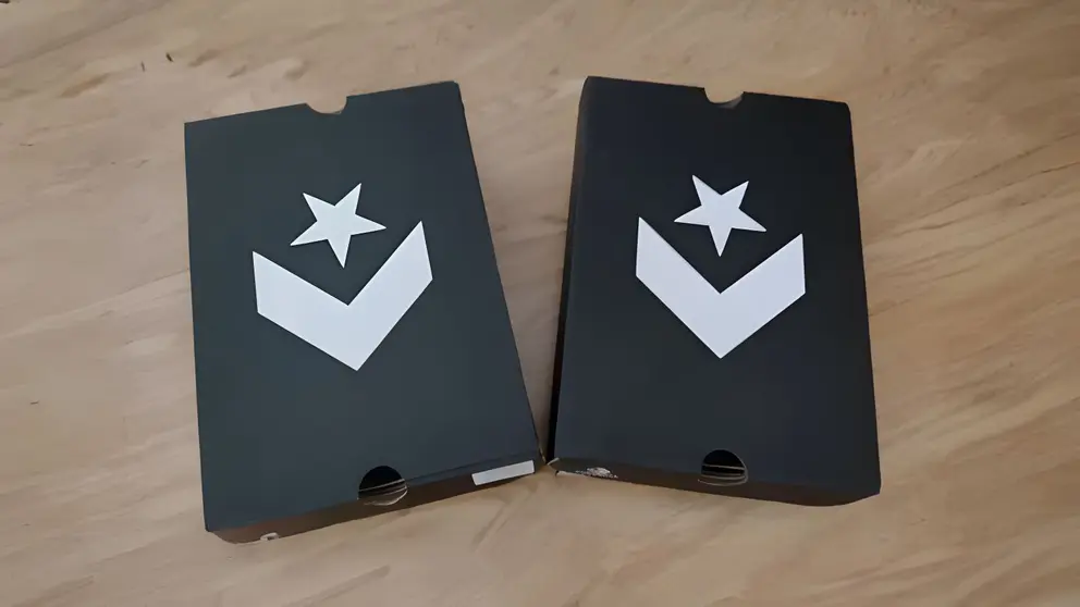 Cajas de calzado de la firma Converse