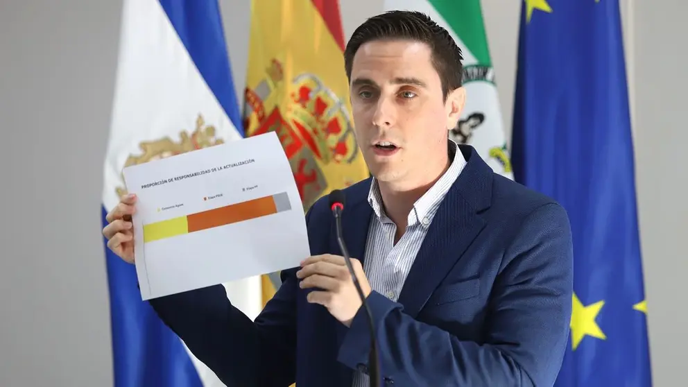 Jaime Espinar en rueda de prensa