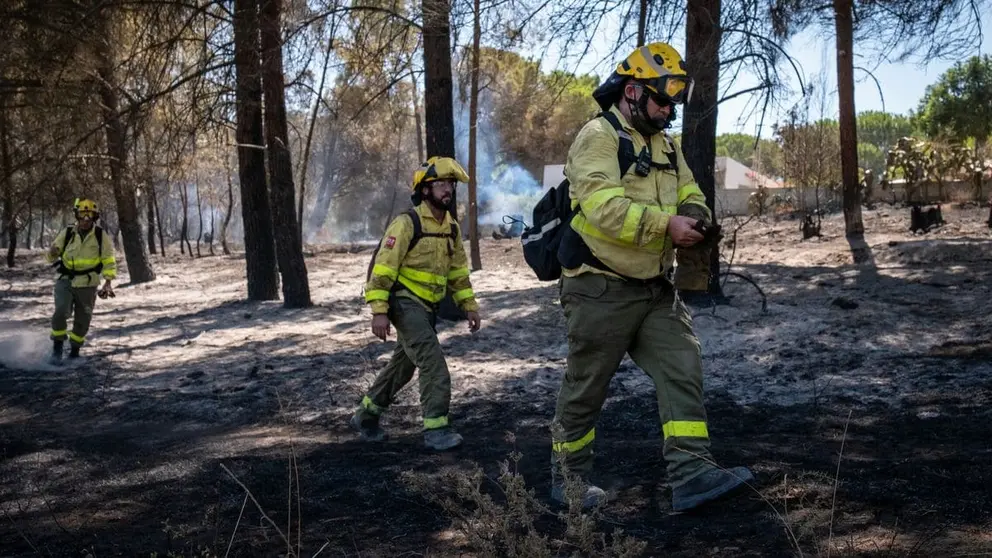 Trabajadores del Plan Infoca en Andaluc&iacute;a