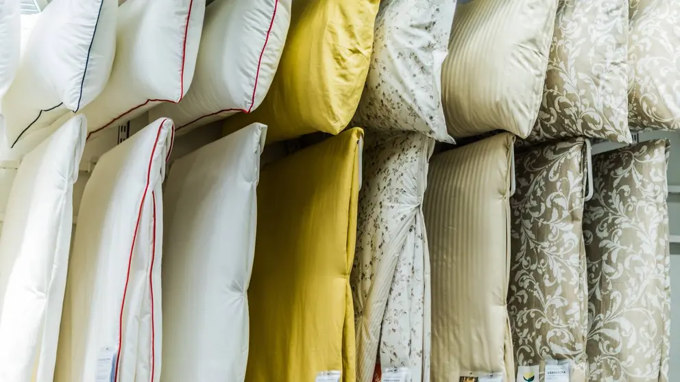 Ropa de cama en la tienda IKEA