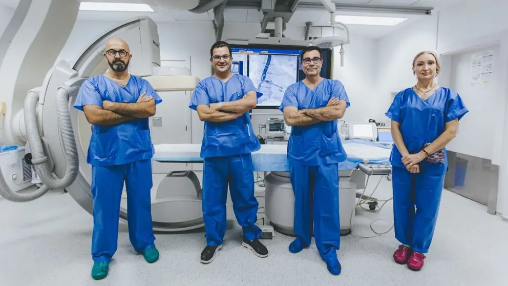 El equipo de Hemodin&aacute;mica de HLA Cl&iacute;nica Santa Isabel