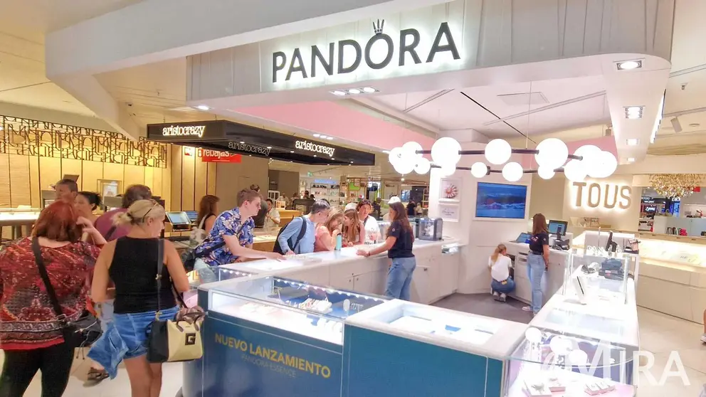 Joyer&iacute;a Pandora, El Corte Ingl&eacute;s, Madrid