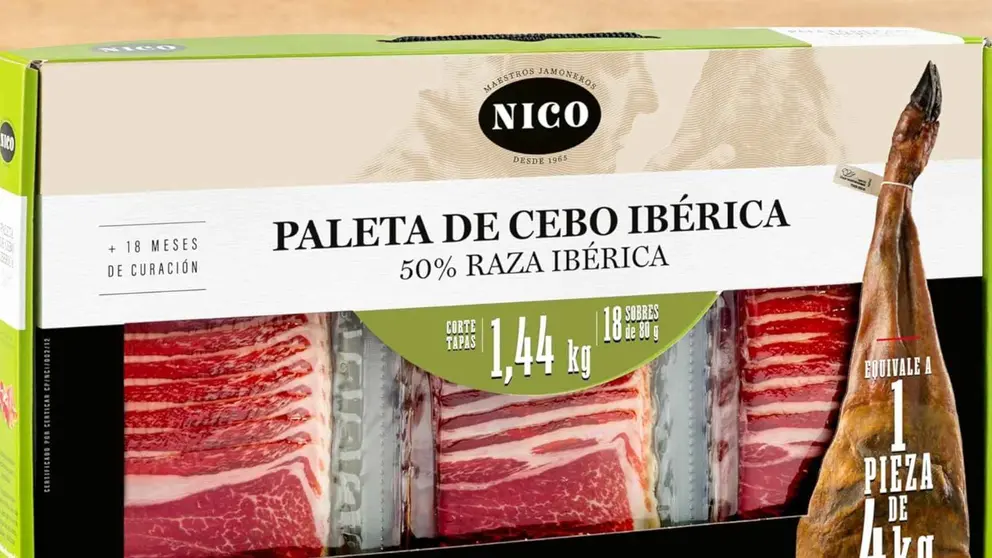 Pack loncheado jam&oacute;n ib&eacute;rico 50% de Nico disponible en Amazon