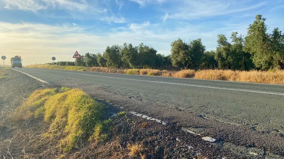 La carretera en la que se produjo el accidente