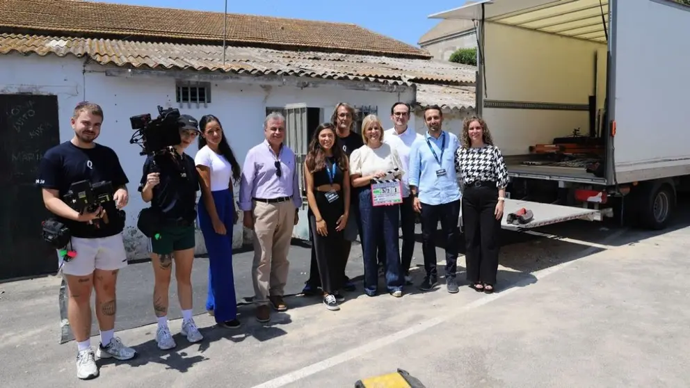 Garc&iacute;a-Pelayo durante la grabaci&oacute;n de 'Quej&iacute;o de Loba' en Jerez