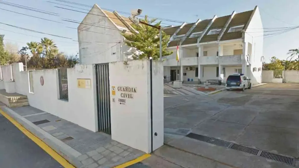 El cuartel de la Guardia Civil de Palos de la Frontera
