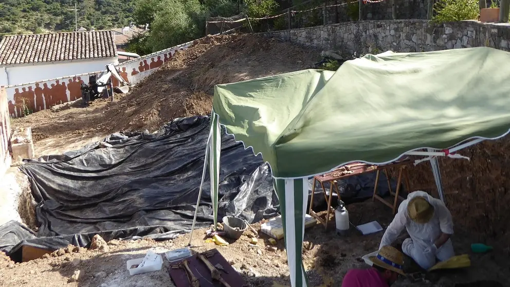 Emplazamiento del futuro Parque de la Memoria en Benamahoma