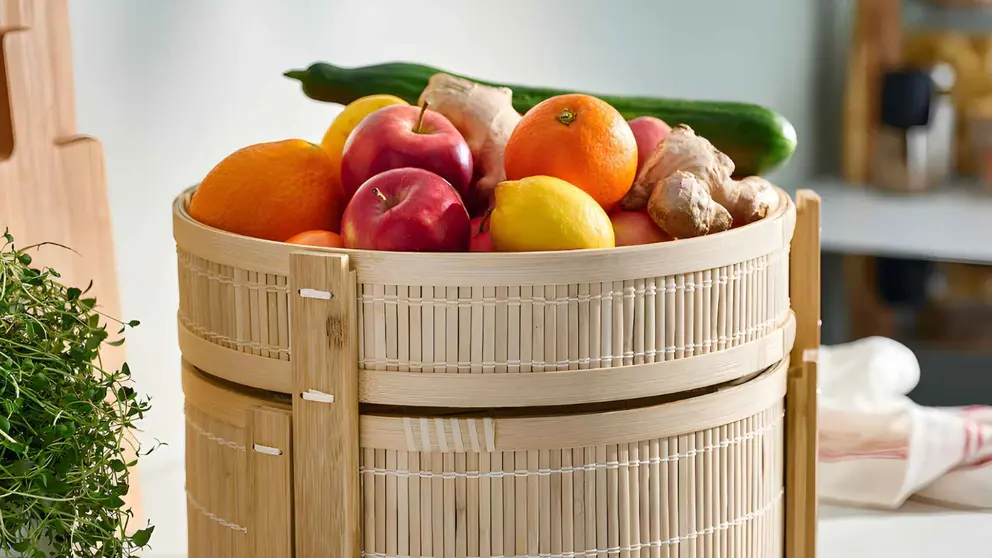 Cesta de verduras KANELMOTT de Ikea