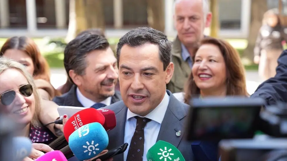 Juanma Moreno se ha pronunciado sobre el acto de Puigdemont