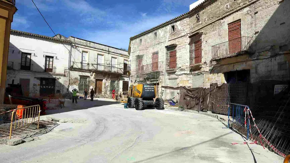 Obras en calle Barranco