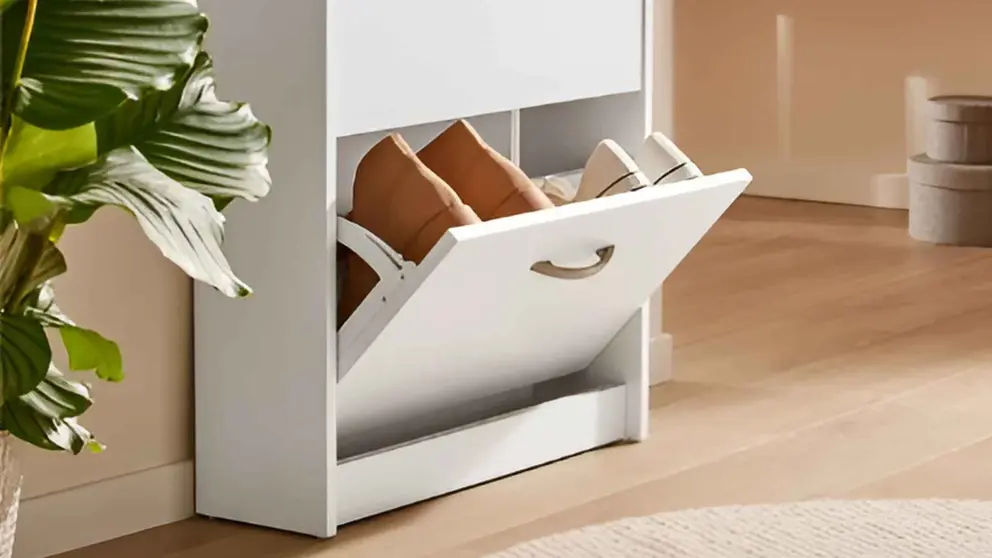 Zapatero con 3 puertas batientes de Lidl