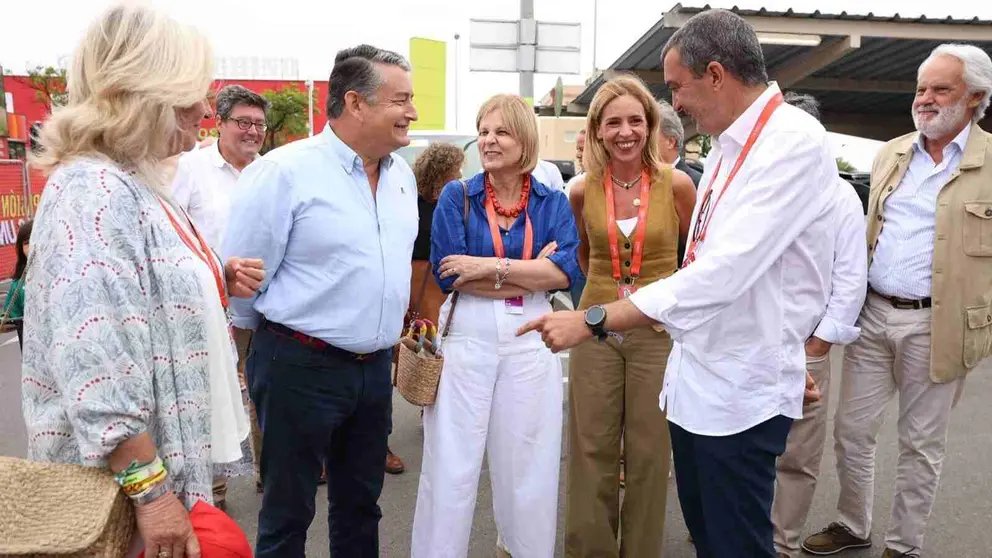 Antonio Sanz en la salida de La Vuelta desde Jerez