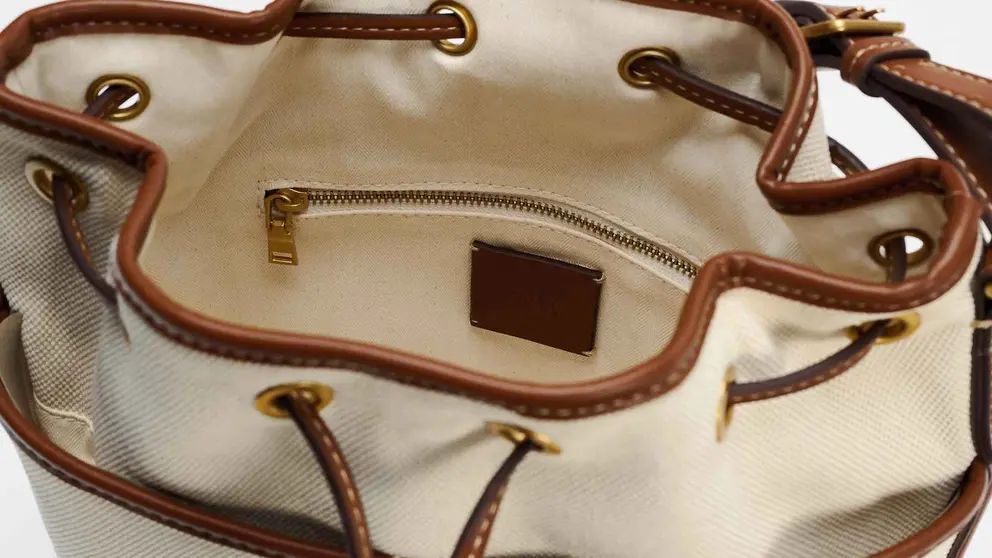 Bolso saca combinado de Zara