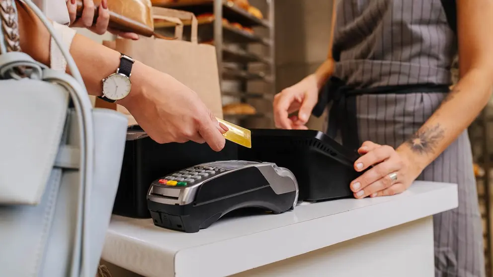 Pago con tarjeta en comercio