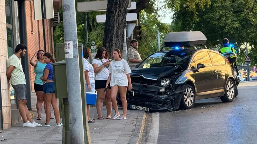 Accidente en Jerez junto al Minotauro | Cristo Garc&iacute;a