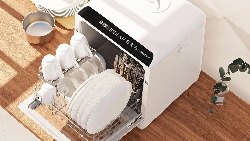 Mini Lavavajillas Portatil de encimera Karlxtom