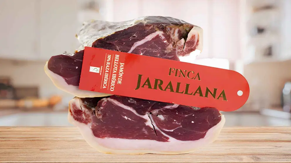 Jam&oacute;n ib&eacute;rico de bellota deshuesado Finca Jarallana de La Nevera Espa&ntilde;ola