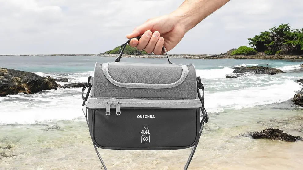 Fiambrera nevera con 2 tuppers Quechua MH500 de Decathlon
